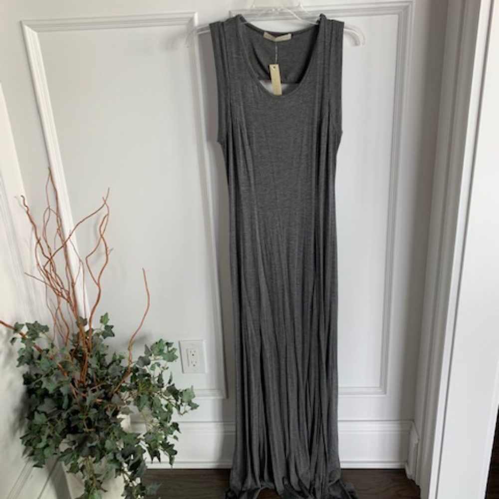 Malloy NWT Dlb Slit Front KeyHole Bk Maxi Dress